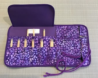 Interchangeable Needle Case, Knitting Needle Organizer, Knitting Needle Storage, Knitting, Gift for Her
