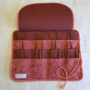 Circular Needle Case Organizer, Knitting Needle Storage, Knitting Gift, Knitting Accessories, Knitting Case Holder, Gift for Her