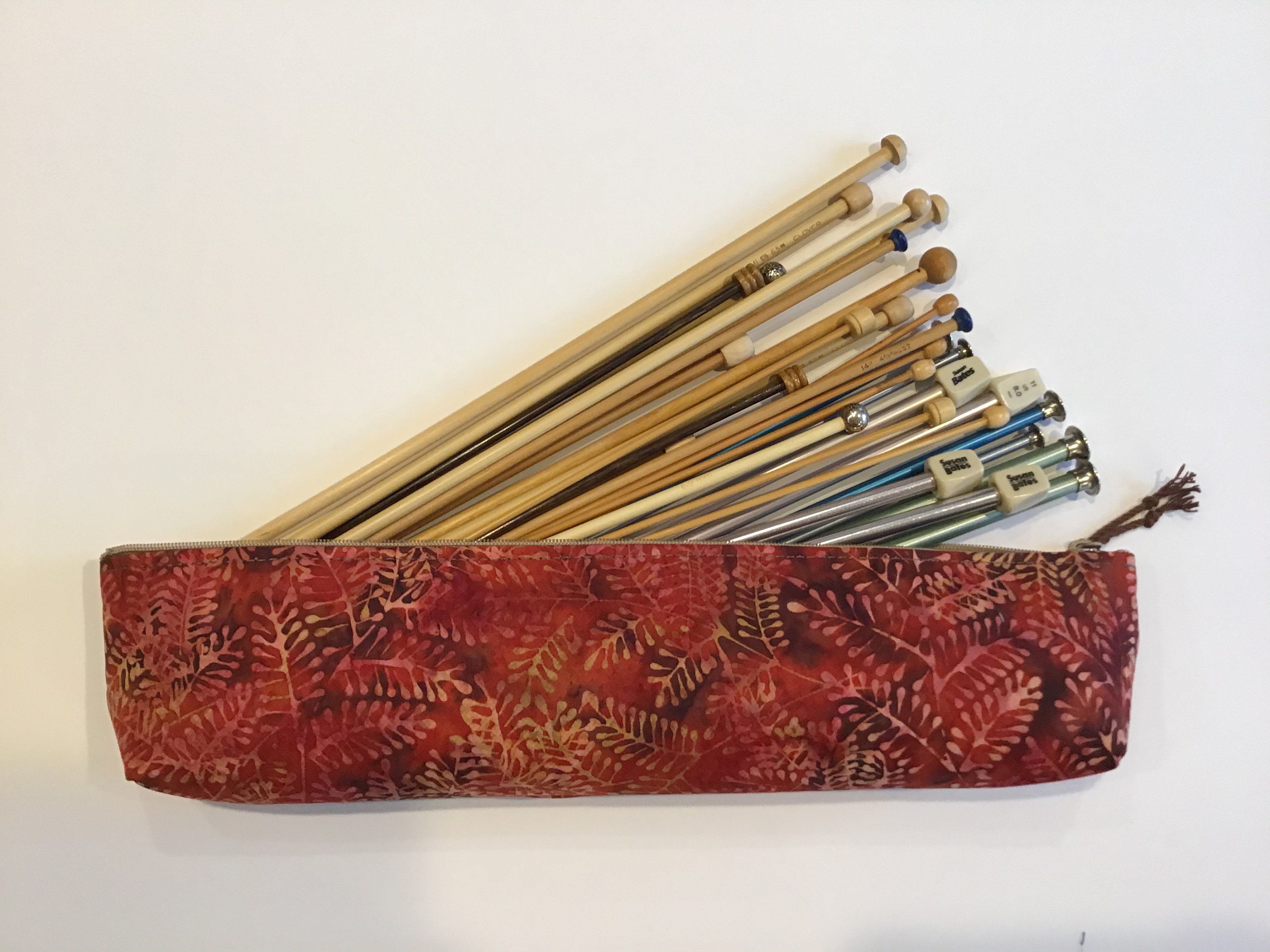 Knitting Needle Bag / Knitting Needle 1zip pouch / Organizer Etsy