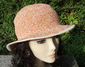 Crochet Women's Sun Hat | Stylish Bucket Hat for Beach and Sun Protection | Wide Brim Summer Hat