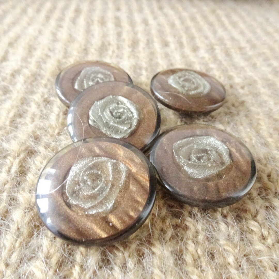 Vintage-inspired Costume Buttons: Versatile Embellishments for Brooches ...