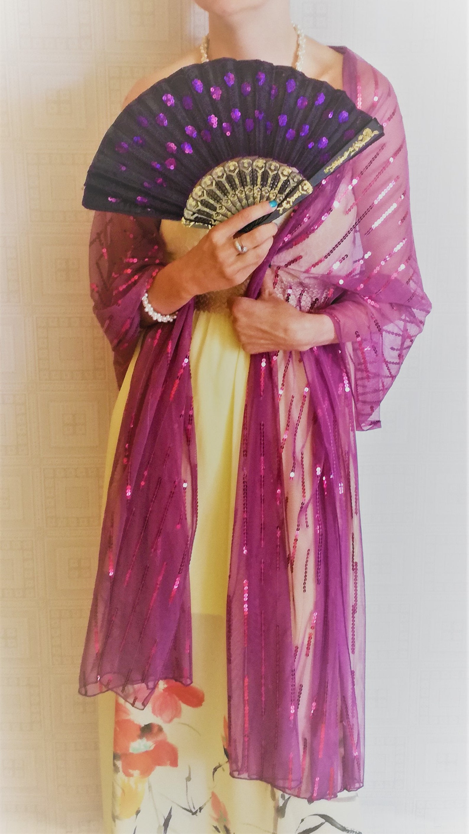 tulle shawls