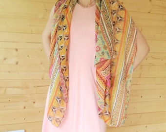 Colorful Beach Wrap | Boho Style Cover-Up