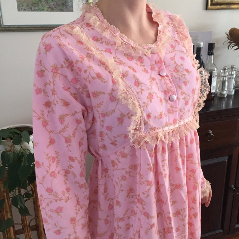 full length long sleeve nightgown