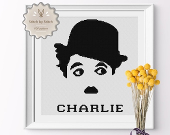 Chaplin Cross Stitch Etsy