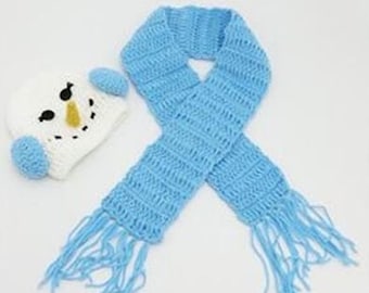 Newborn Snowman Hat Scarf Set Knitted Newborn Snowman Earmuff Photo Prop Crochet Snowman Baby Boy Girls outfit Snowman Costume Outfit