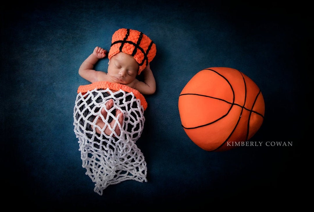 Newborn Basketball Costume Fancy Dress. Face Swap. Insert Your Face  ID:873870