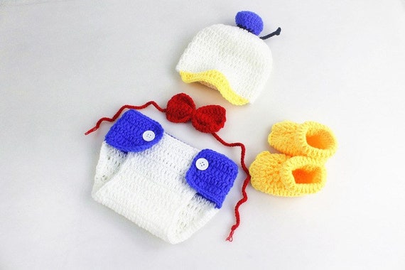 Crochet Donald Duck Baby Traje De Foto Bebe Nina Nino Etsy Crochet Donald Duck Baby Traje De Foto Bebe Nina Nino Etsy