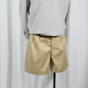 DEADSTOCK MILITARY M52: French army shorts from the 50s - Beige canvas - Size XL