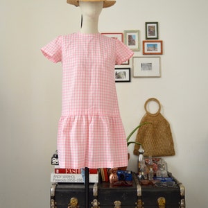 Little Girls Red Gingham Dress Sizes NB 7/8 | Etsy