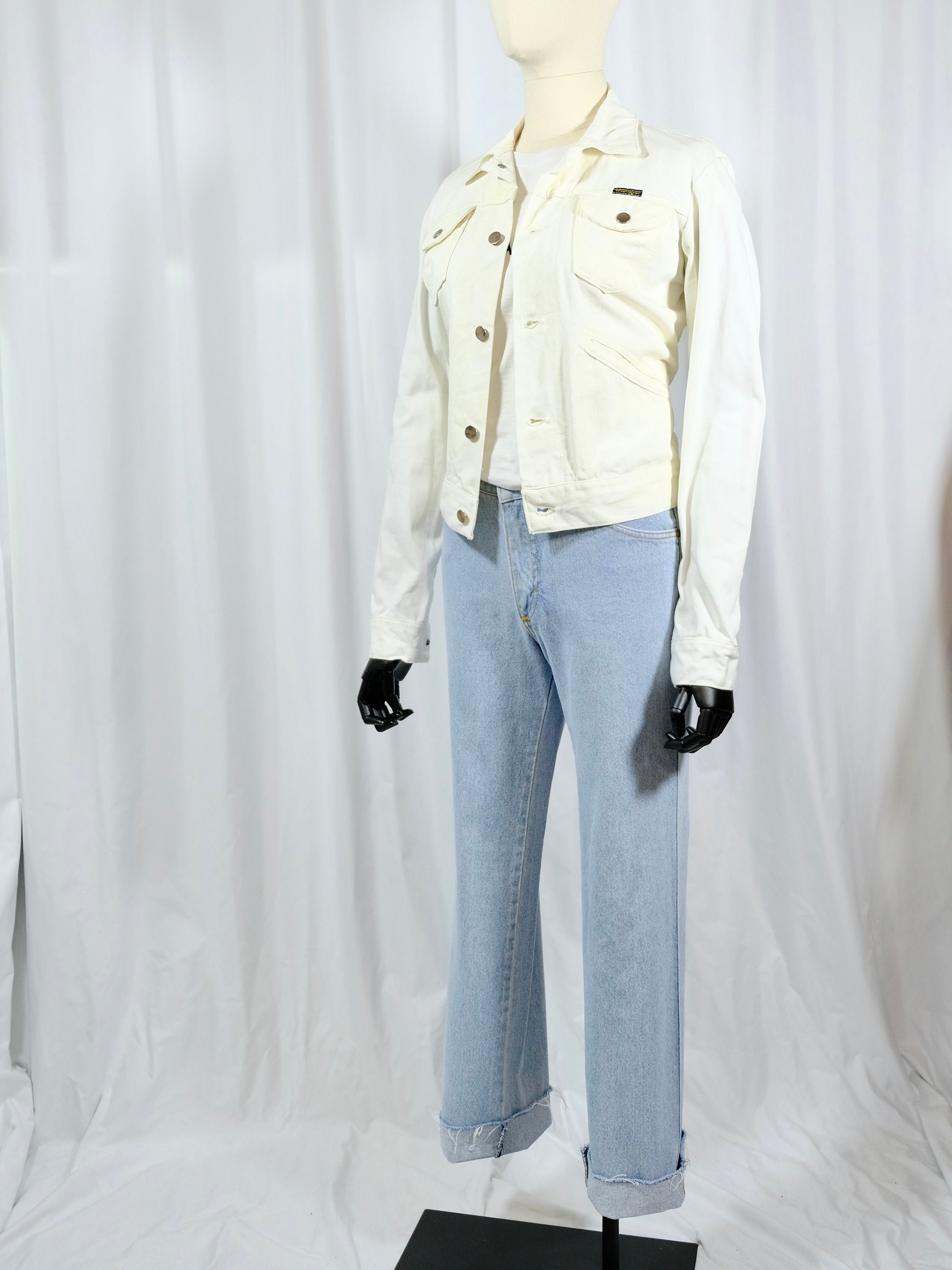 Wrangler Denim Jacket / Size XS - Etsy
