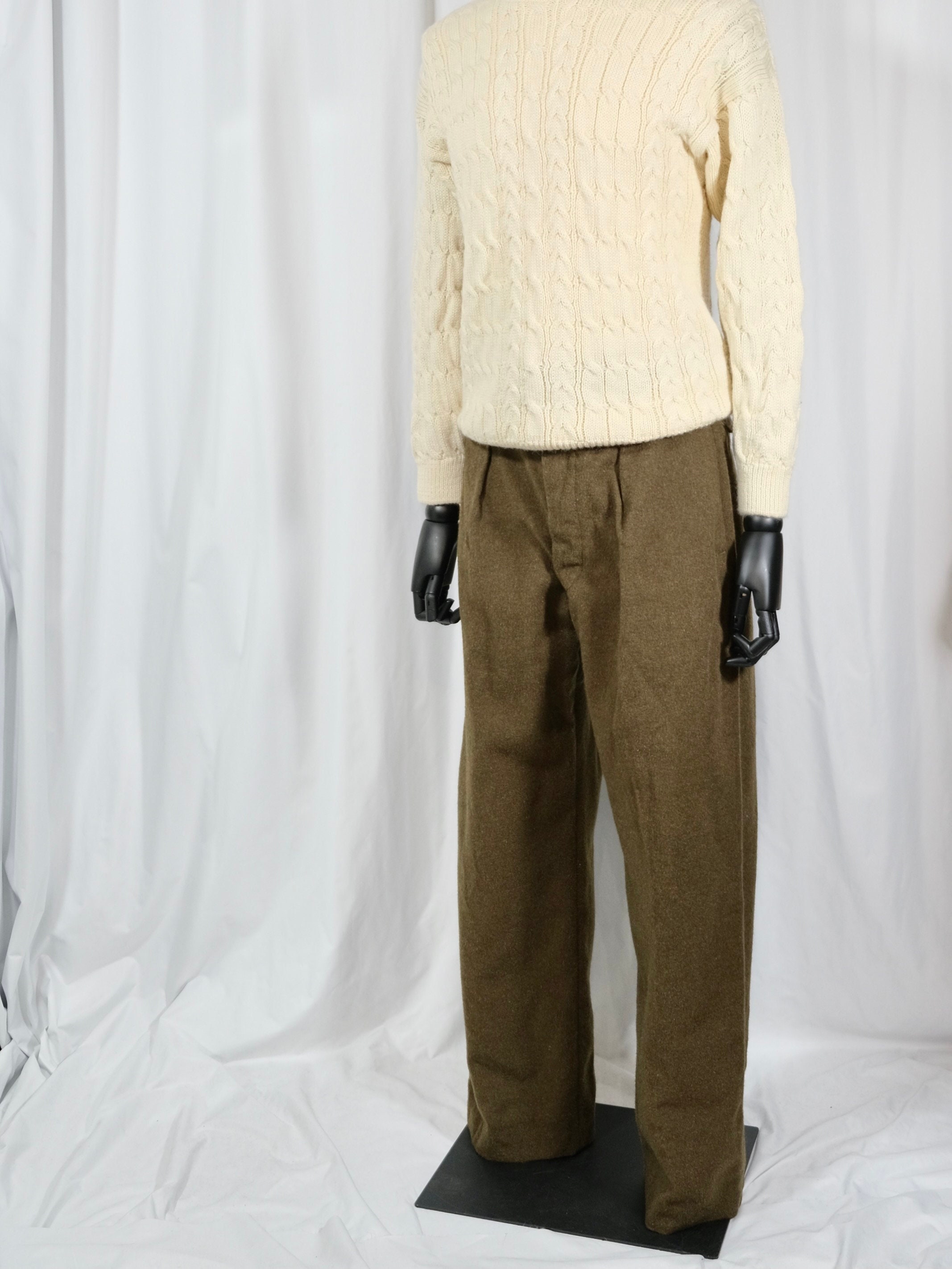 MILITARY : French Army Pants 40s / Wool Sheet / Size L - Etsy