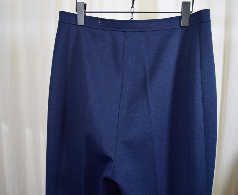 Wide flat trousers thick jersey fabrics L-size woman