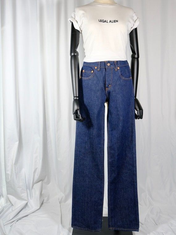 Jean LEVI'S / Made in France / Straight Cut / Woman Size - Etsy Canada Jean LEVI'S / Made in France / Straight Cut / Woman Size - Etsy Canada