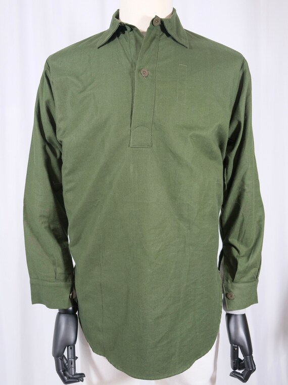 MILITARY : Swedish Army Long Shirt 