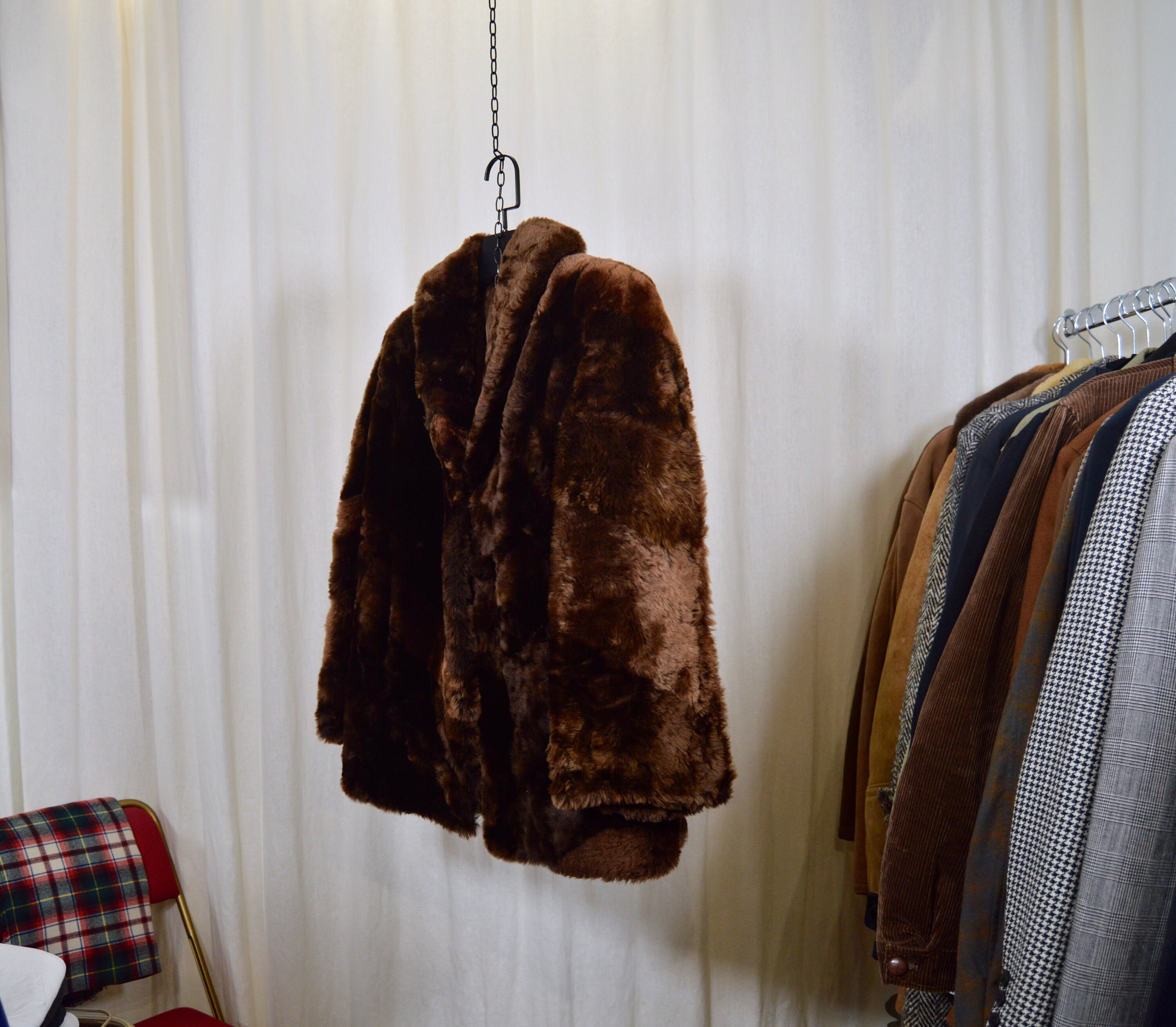 Manteau en fourrure de mouton dor?� / femme taille M - Etsy France