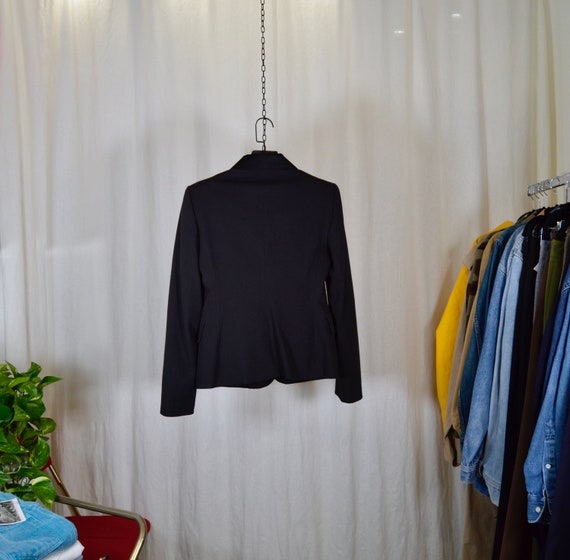 SISLEY smocking jacket / satin collar / size M - image 4