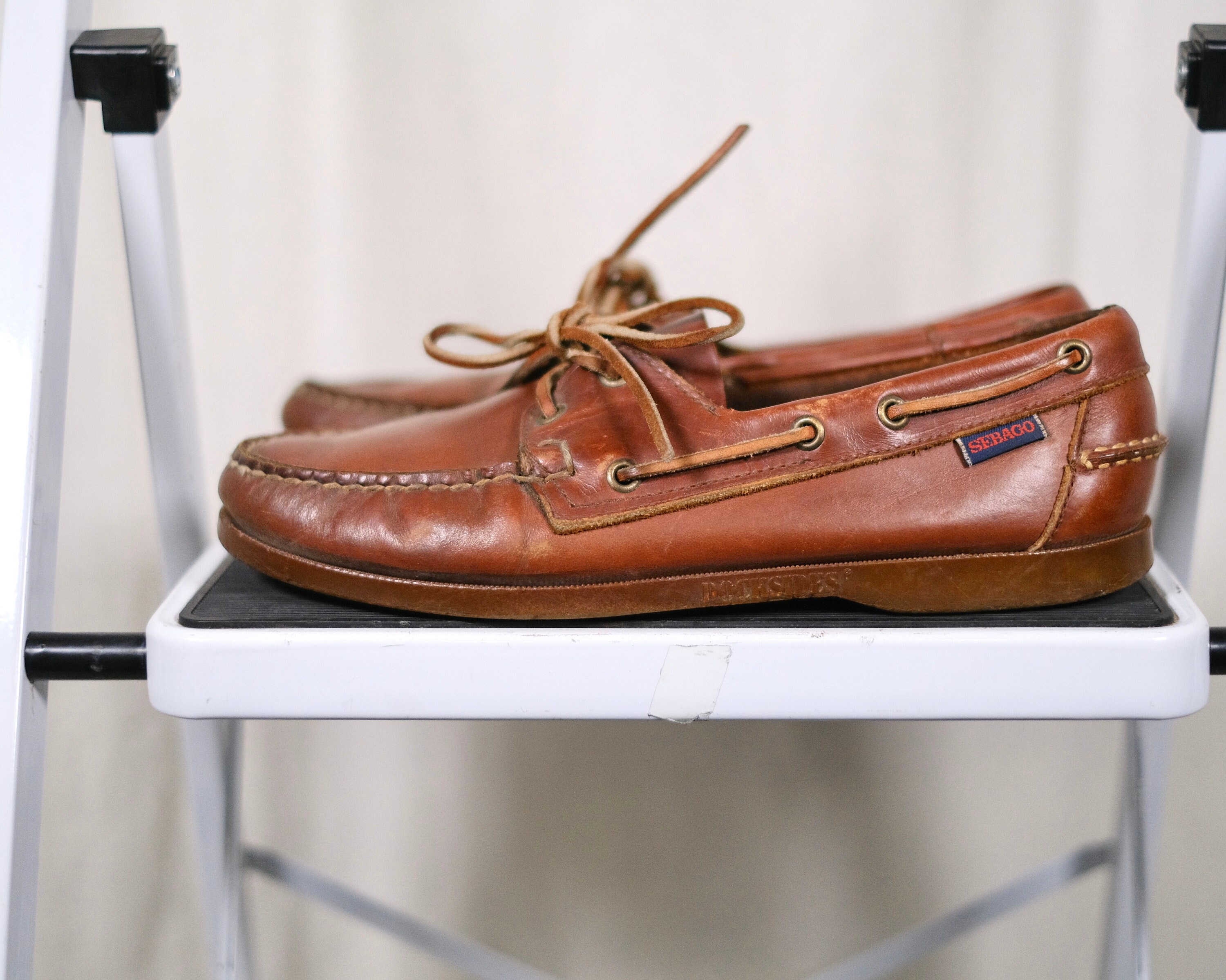 Boat Shoes Sebago Docksides / Leather Exterior \u0026 Interior / Size 41