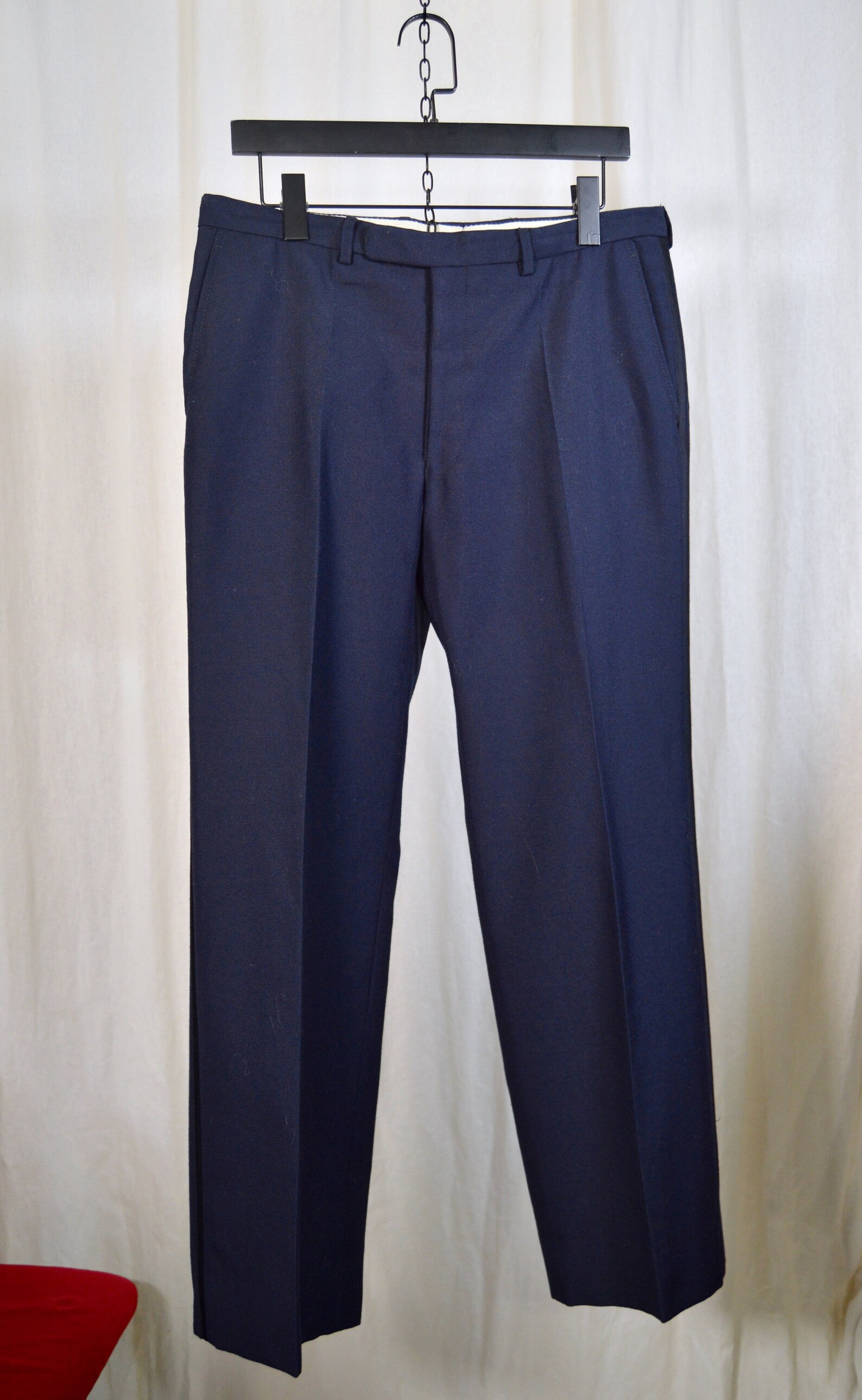 navy blue tuxedo pants