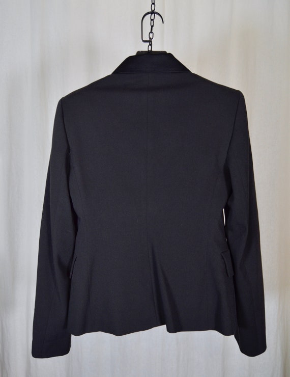 SISLEY smocking jacket / satin collar / size M - image 9