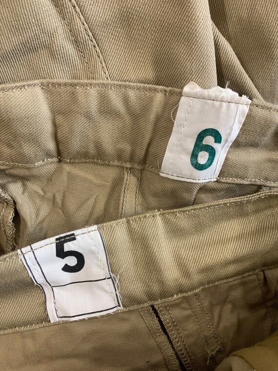 MILITARY DEADSTOCK M52: 50s French Army Shorts Beige Canvas - Etsy