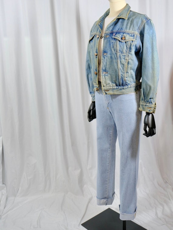 Lee Cooper Destroy Denim Jacket / Size 