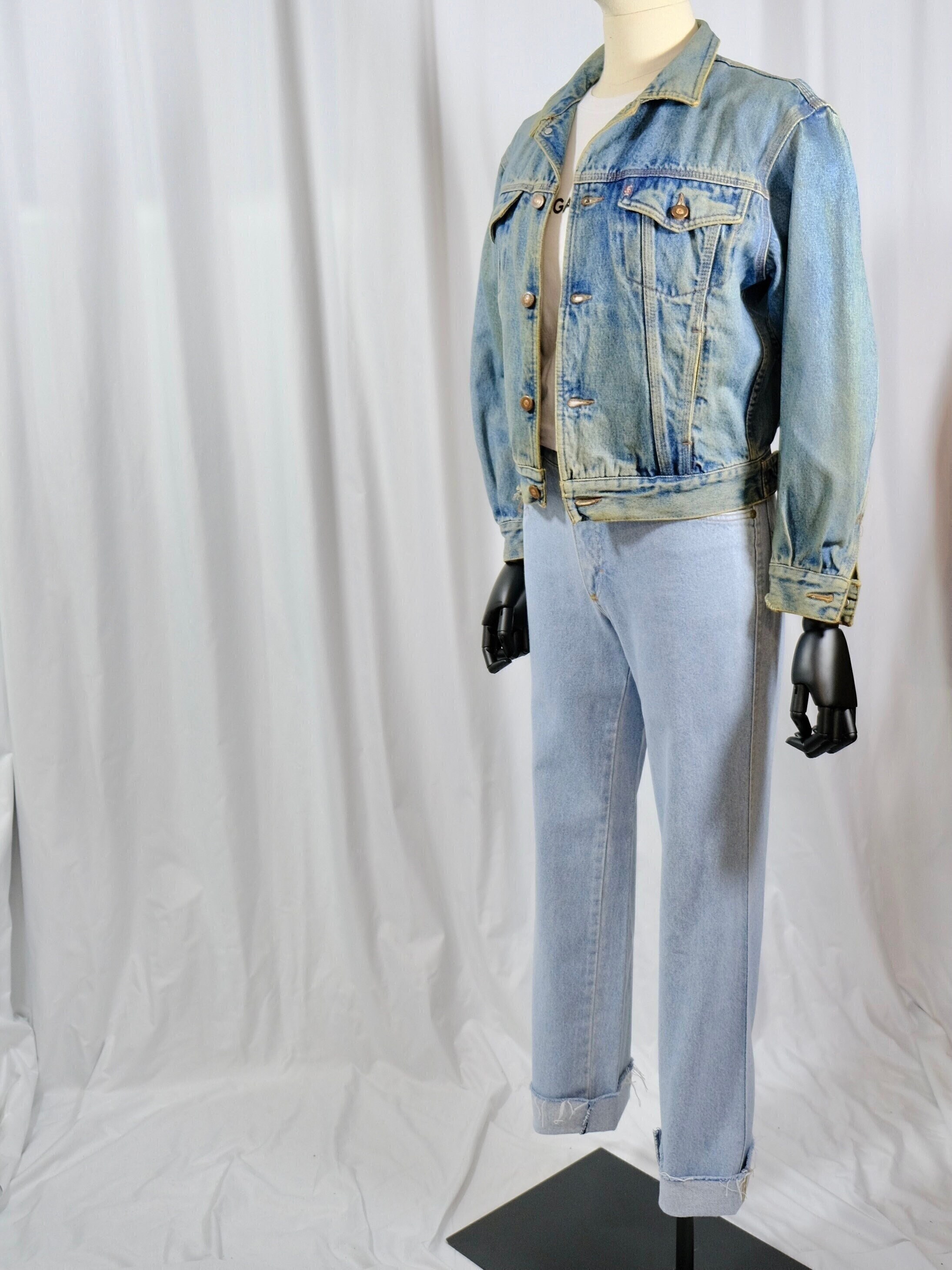 Lee Cooper Destroy Denim Jacket / Size 