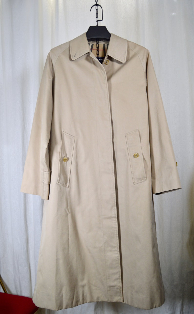 COUTURE Imperméable BURBERRYS original / femme taille XS Etsy