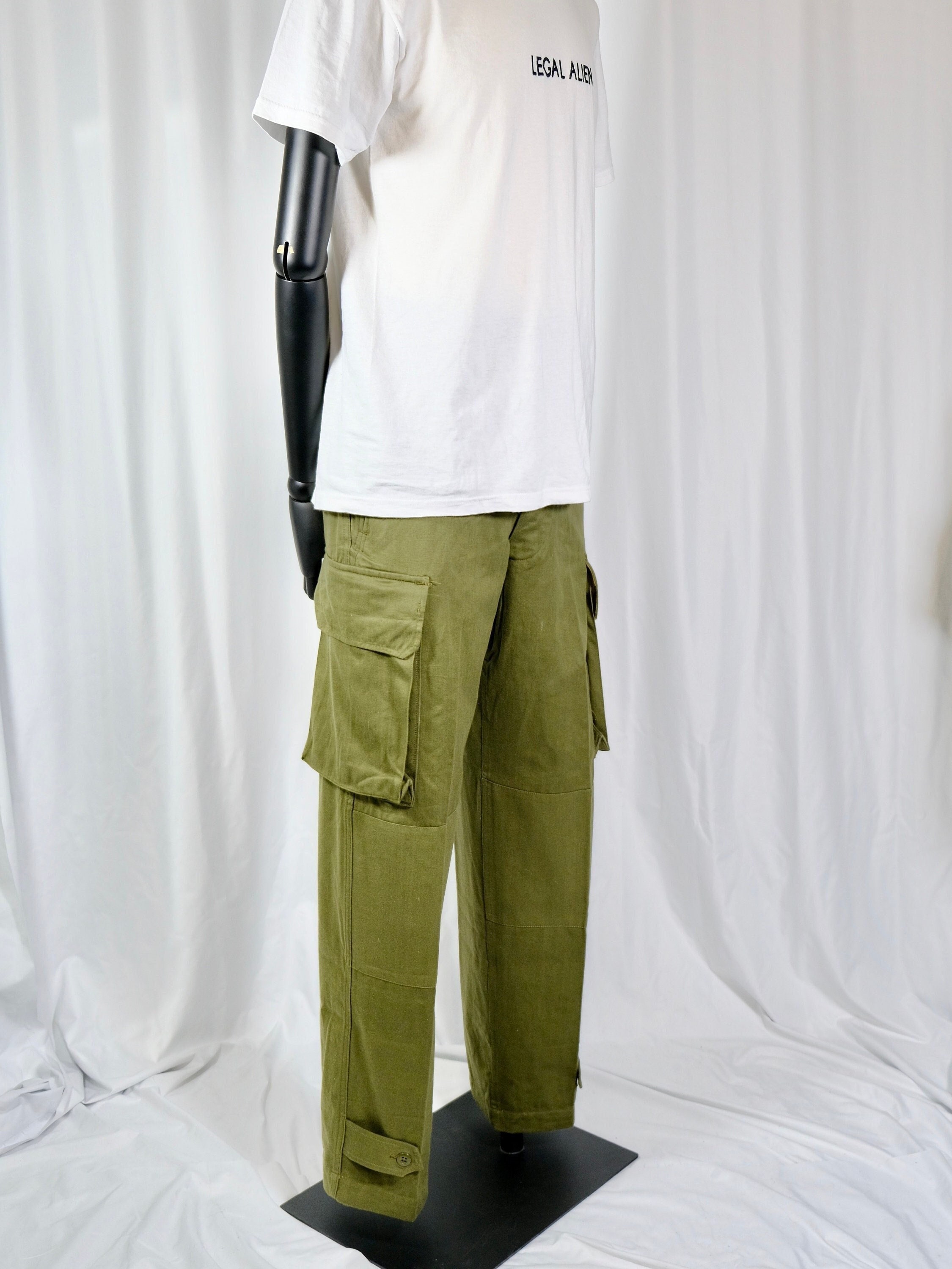 MILITARY DEADSTOCK M47 Pant: Non Wash French Army Pants 1960 - Etsy