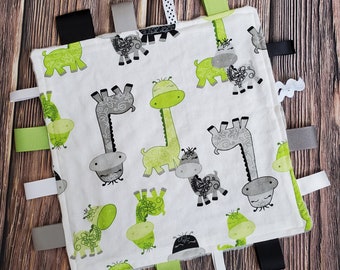 Giraffe Tag Blanket