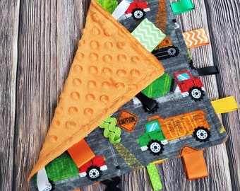 Construction Truck Tag Blanket