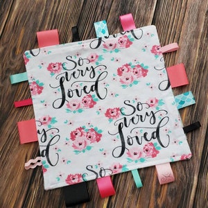 Floral Tag Blanket