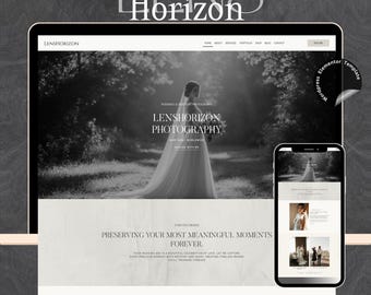 Lens Horizon WordPress Theme : Elementor Theme Website für Hochzeitsfotografie