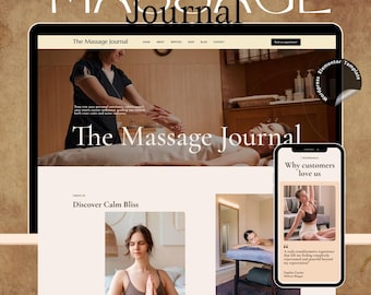Massage WordPress Website Template | Elementor Pro Kit for Spa & Wellness Businesses