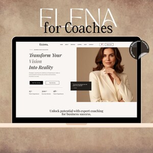 Responsive mobile coaching theme preview
