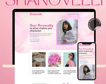 Thème de blog WordPress Shanovelli | Modèle Elementor Pro pour les créateurs de voyages, de styles de vie et de solo