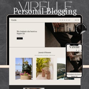 Virelle Feminine Coaching Wordpress Website Template on Elementor Pro Theme Design