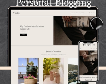 Virelle Feminine Coaching Wordpress Website Template on Elementor Pro Theme Design