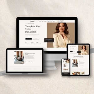 Coaching services page design Elementor