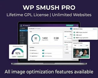 WP Smush Pro WordPress Plugin | GPL Instant Download