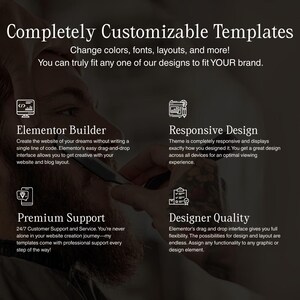 Professional coach homepage layout clean feminine style