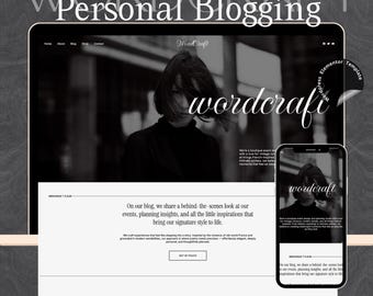 Minimalist WordPress Website Theme | Clean Elementor Pro Template Design