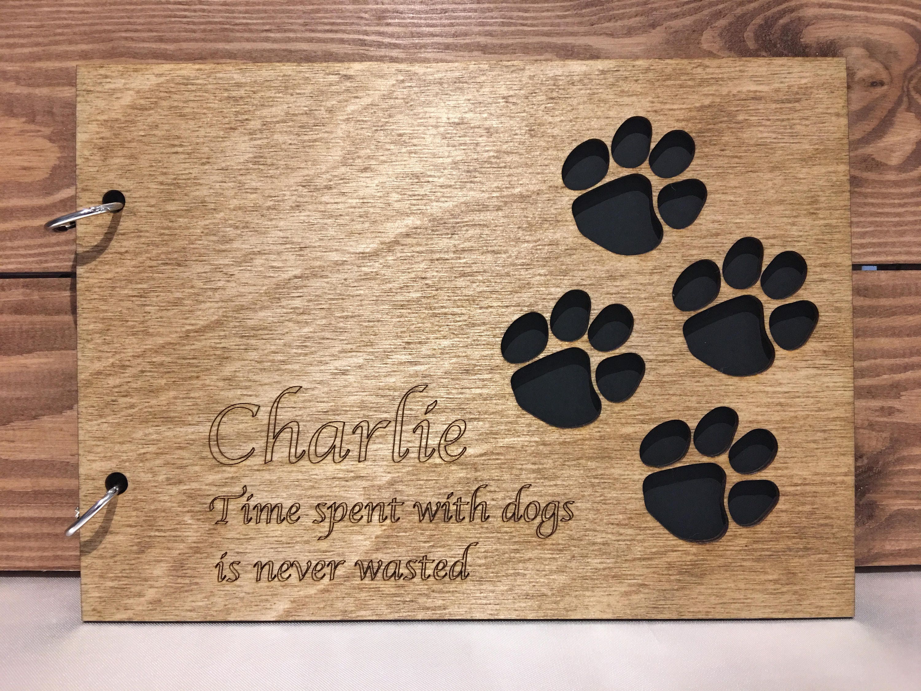Personalised Pet Dog Scrapbook Photo Book Memory Album Gift Etsy