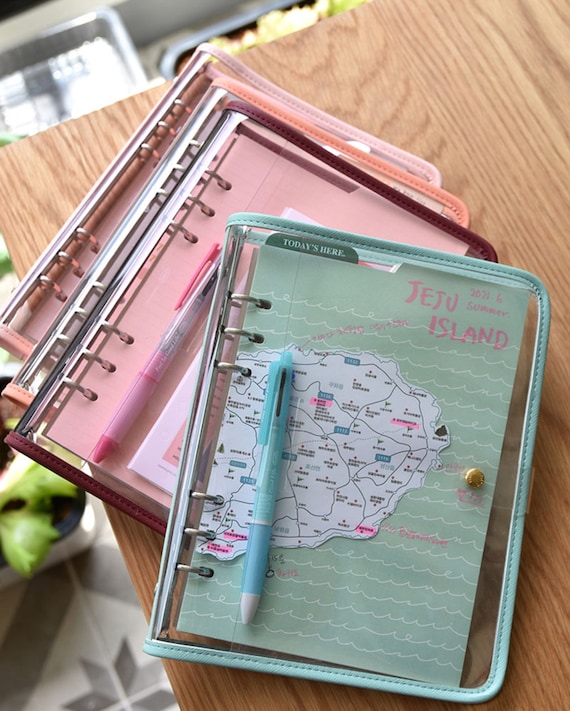 Pink 6-Ring Agenda Cover | A5