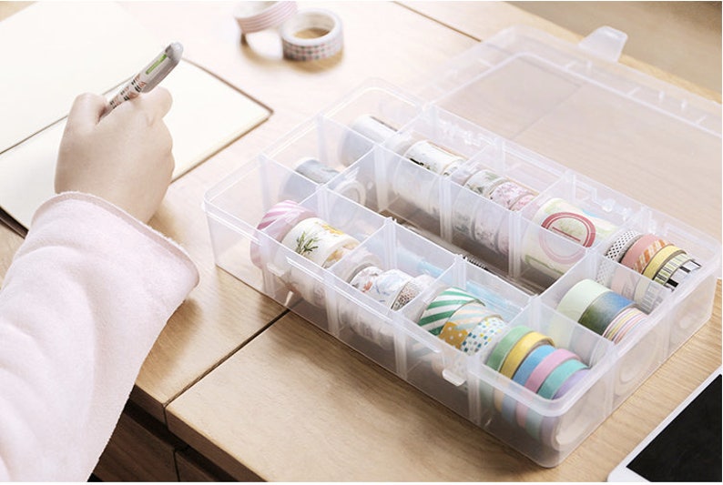 Washi Tape Storage Box Masking Tapes Divider Washi MT Etsy