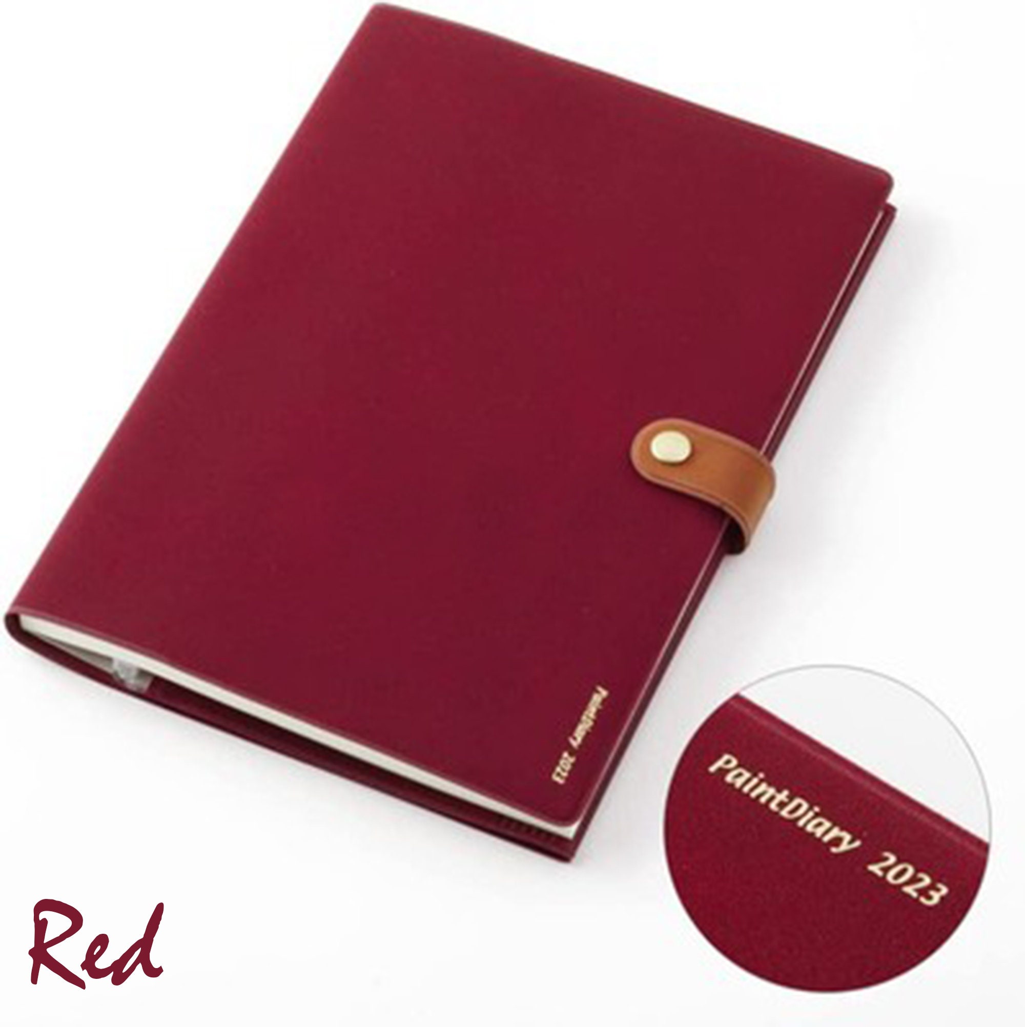 2023 A5 Planner Yearly & Monthly 3 Colors 2023 Yearly Etsy