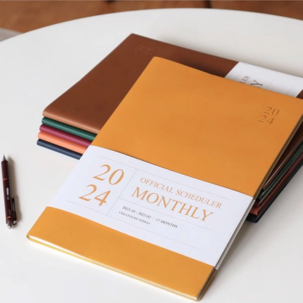 2024 Leather Planner Etsy