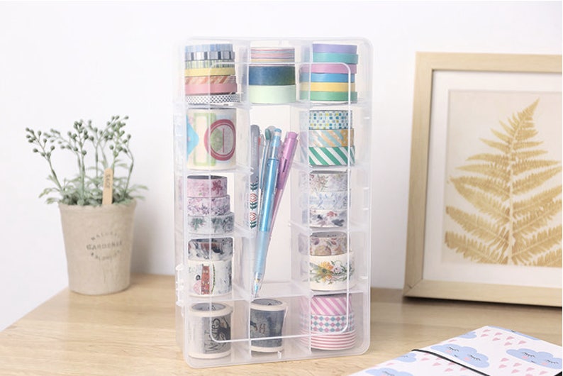 Washi Tape Storage Box Masking Tapes Divider Washi MT Etsy