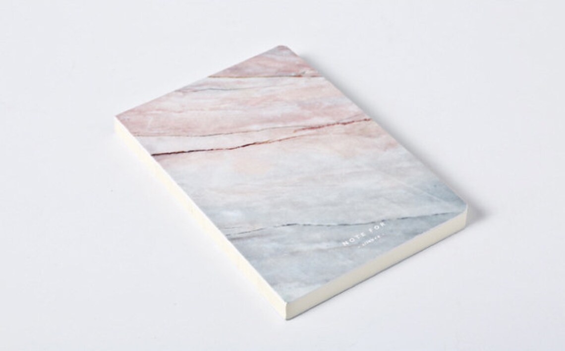 Marble Pattern Notebook Blank Marble Texture Notebook | Etsy
