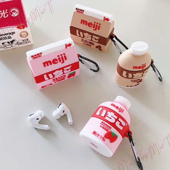 Creative Meji Strawberry Juice Silicone Airpods 1/2/pro Case | Etsy Denmark